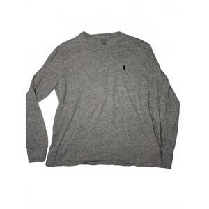 Ralph Lauren Men’s Long Sleeve Gray Soft Casual Shirt. Size Large